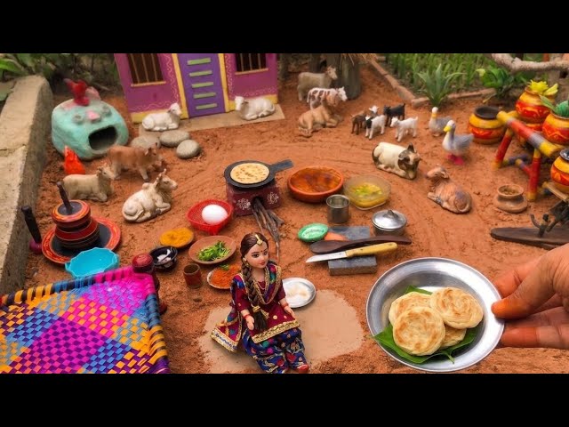 yummy Egg paratha | morning breakfast recipe | delicious anda bun paratha | halas miniature cooking