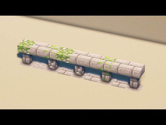 A Simple Stone Fence in Minecraft