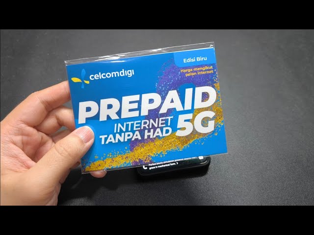 New Celcomdigi Prepaid 5G 500GB Data Plan