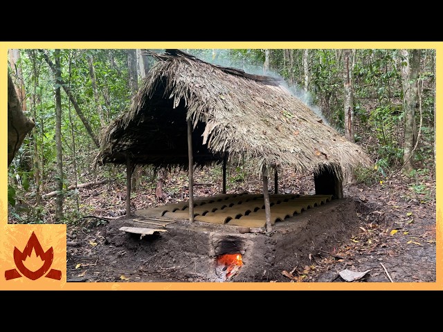 Primitive Technology: Roof tiles dried by underfloor heating