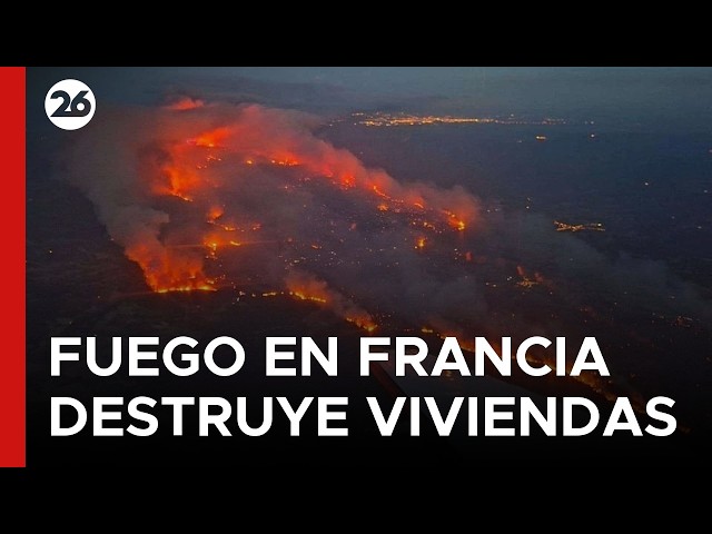 🔥 FRANCE IN EMERGENCY | Fierce wildfire destroys at least 140 homes