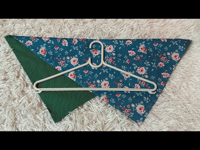 TWO SQUARES AND A HANGER 🌟 CREATIVE SEWING 🌟 ROSA'S CHANNEL