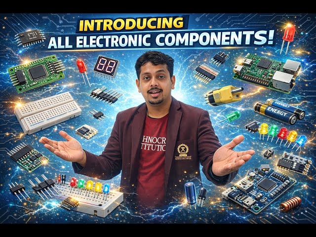 Introduction to All Electronic Components | Basics for Beginners 🔌⚡