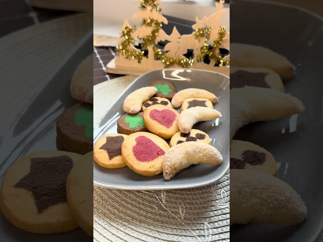 German Christmas Cookies 🍪 Plätzchen | Advent Series Day 10 #shorts #food #germany