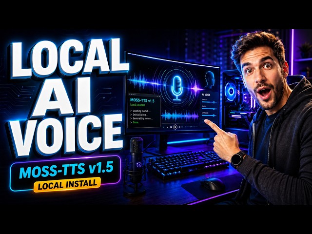 Run MOSS TTS v1 5 Locally! Free AI Voice Generation on Your PC