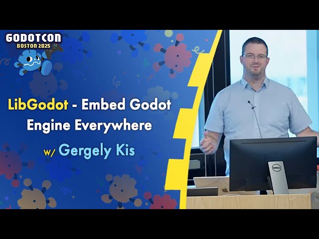 LibGodot - Embed Godot Engine Everywhere – Gergely Kis – GodotCon 2025
