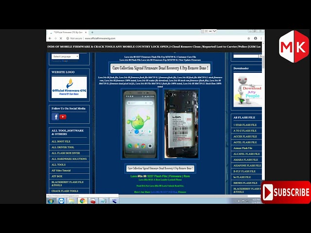 Symphony I15 Flash File Hang Logo & Dead Fix Firmware Full Working No Risk | Android Flash Firmware