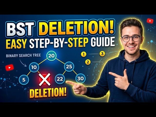 How to delete a node in BST | Made Deletion Easy with Trick 
