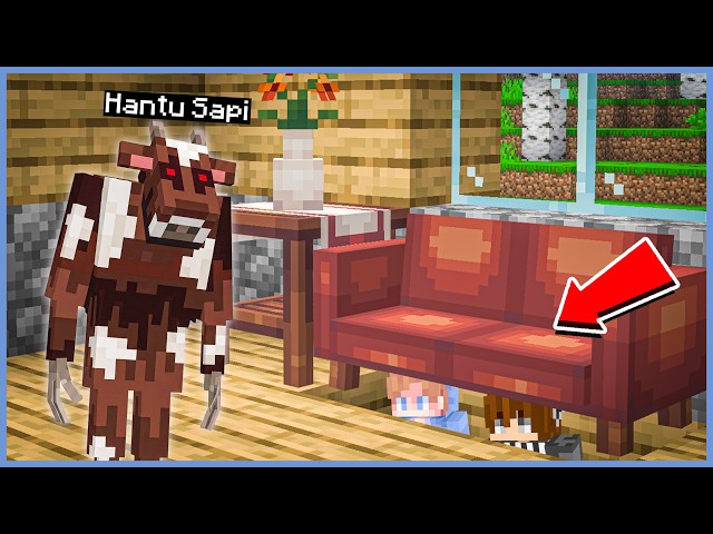 JOJO & FRANZ TAKUT SEMBUNYI DARI HANTU SAPI MENGERIKAN di MINECRAFT