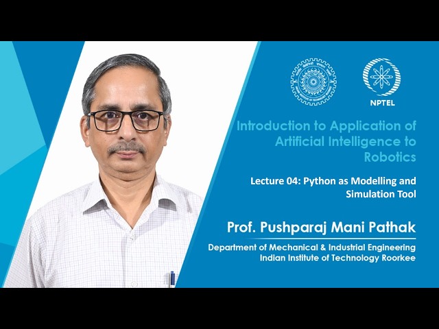 Lecture 04: Python as Modelling and Simulation Tool