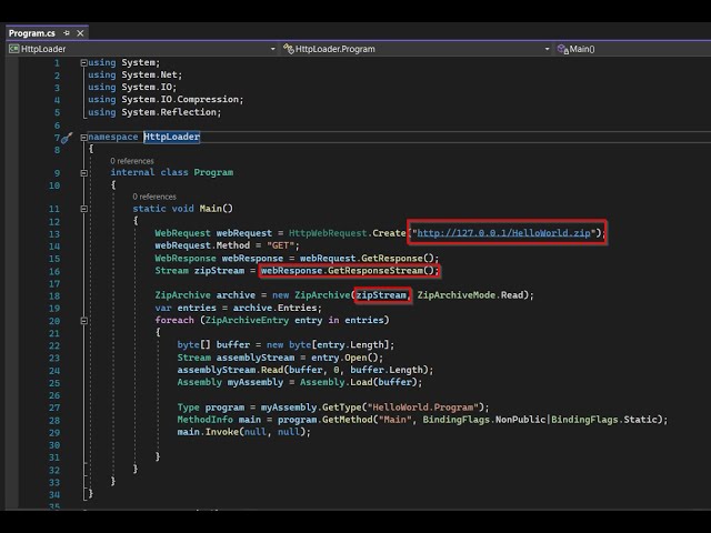 In-Memory ZipArchive object creation from HTTP Stream