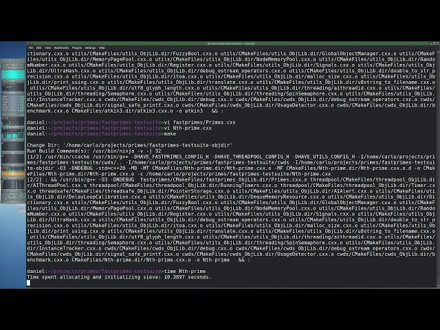 C++: adding threading to my prime generator.