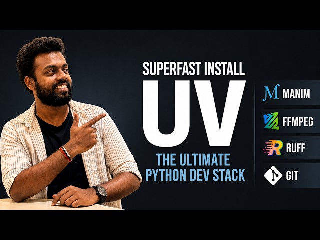 The Modern Python Setup with uv (Manim, ffmpeg, LaTeX from Zero) #2
