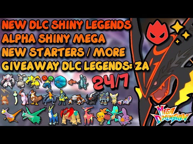 UPDATE FREE Shiny Legendary latias & latios & more✨GIVEAWAY Shiny DLC Alpha Starters✨Shiny New Mega✨