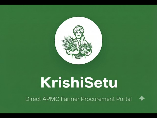 Live Demo: KrishiSetu Smart Mandi Procurement System Explaining the WorkFlow And Process