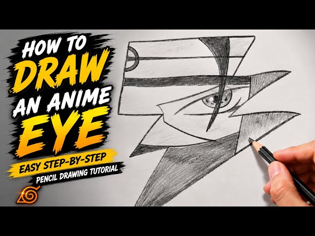 How to Draw an Anime Eye | Easy Step-by-Step Pencil Drawing Tutorial