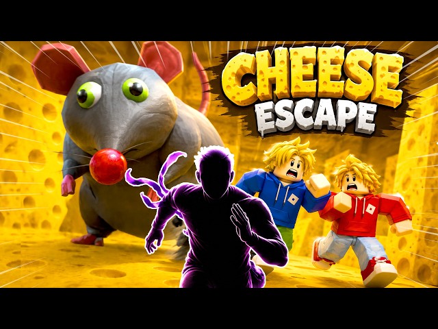 ESCAPE THE GIANT CHEESE RAT 🧀 4K Interactive Warm Up | High Quality Immersive Workout | ROBLOX FULL