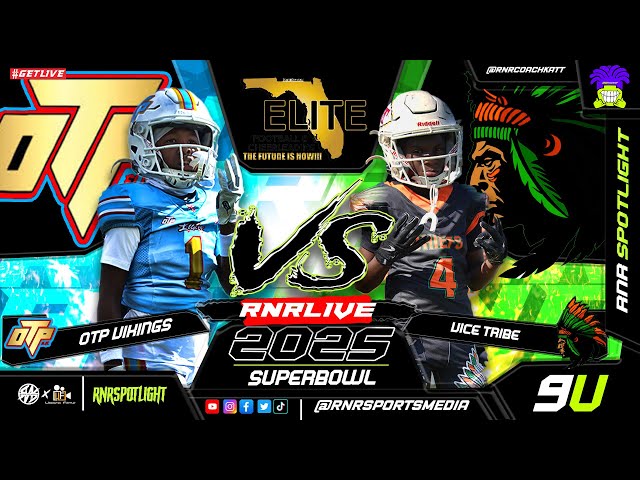 9U | Lauderdale Lakes OTP VS Pompano VICE TRIBE | Super Bowl Élite de Florida