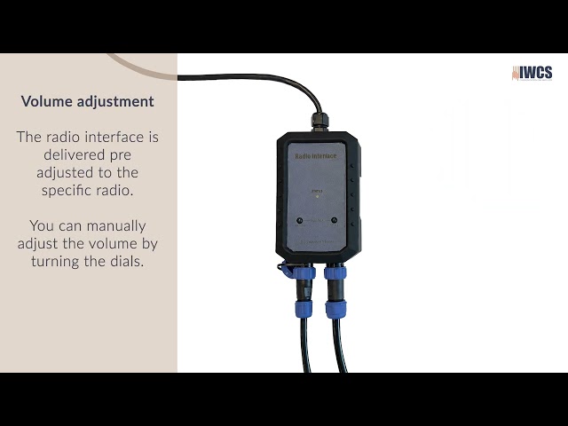 IWCS Video Tutorial Radio Interface Basic Use