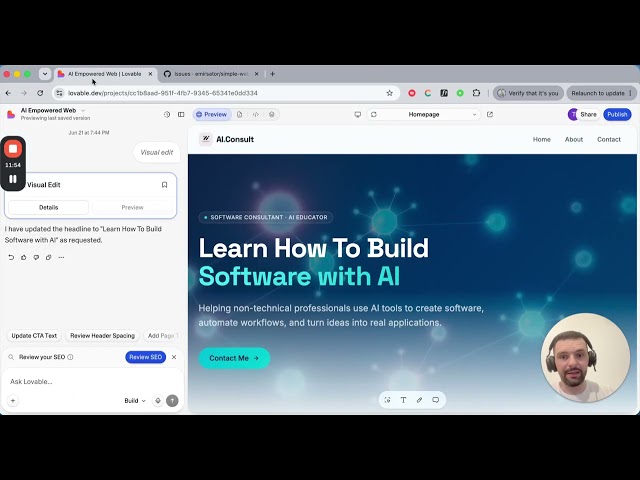 Lovable for Beginners: Connect GitHub, Edit Code & Manage Changes