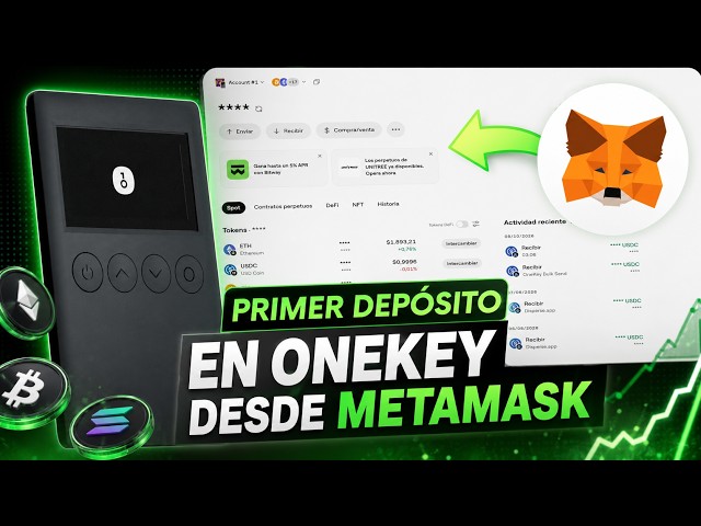 Cómo Hacer tu PRIMER Depósito en OneKey desde MetaMask (Fácil y Rápido)