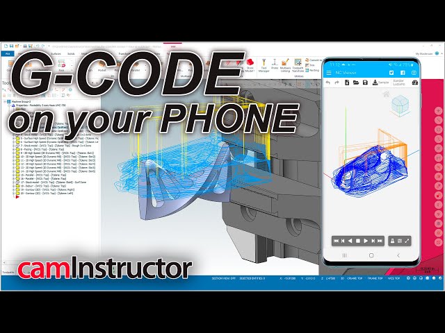 Use your phone as a g-code editer and backplotter!
