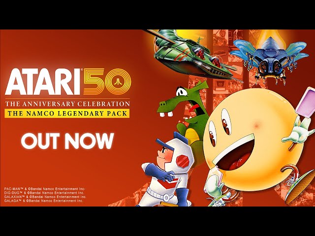 Atari 50: The Namco Legendary Pack DLC - Official Launch Trailer
