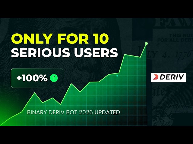 Best Deriv Binary Auto Trading Bot 2026 for Beginners – Low Loss, Best Logic, No Experience Needed