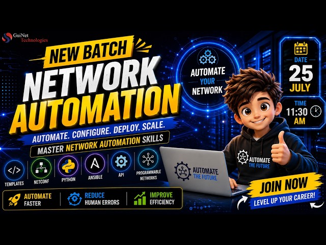 Network Automation Live Batch | Python, Ansible, Git & REST APIs| Must Watch