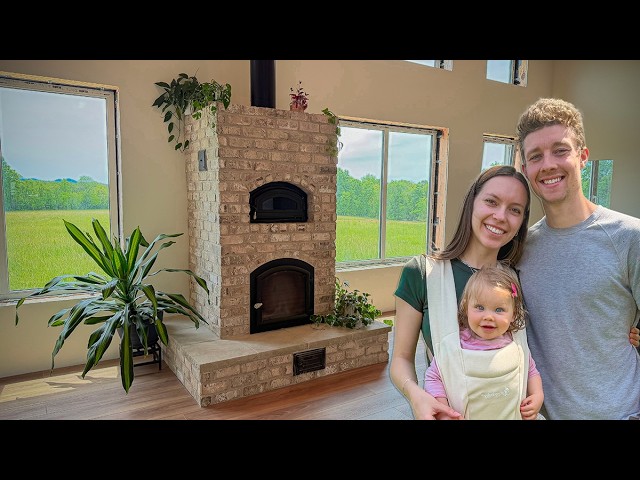 This Will Heat Our Off Grid Home FOREVER - Masonry Heater To Cook In 
