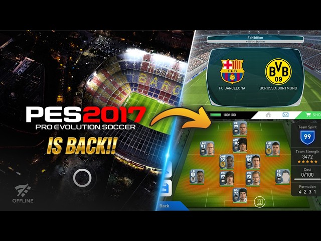 PES 2017 Mobile Offline Update in 2026 | Classic PES is Back 😍