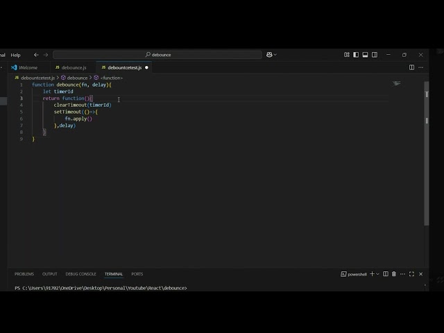 Debounce in React | Part 1 - JavaScript