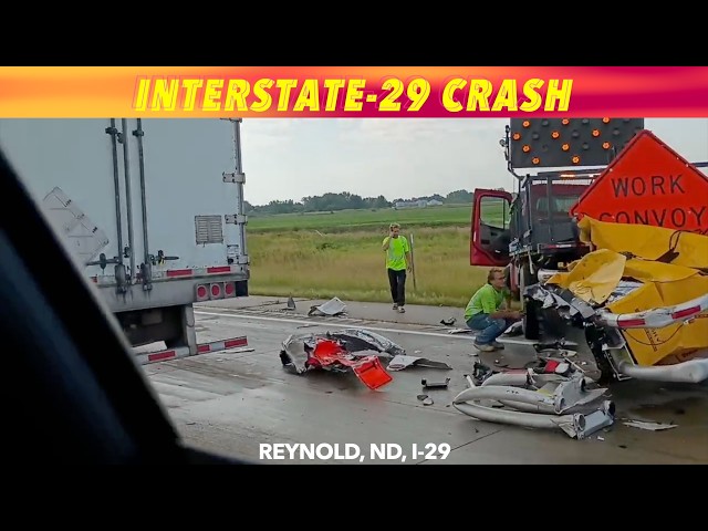 Interstate-29 Crash By Reynolds, North Dakota Monday