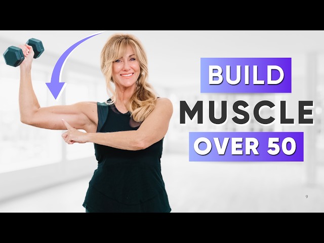 Struggling To Build Muscle After 50? Try This 30 Min Full Body Workout!