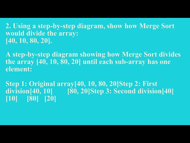 Applying Merge Sort in Java | Q2 Java L19 P1 | SMILE ROAD