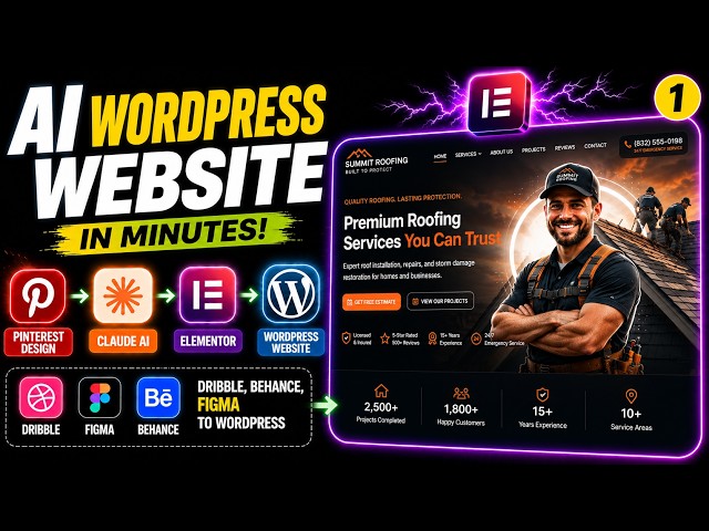 Claude AI Created Wordpress Elementor Website Super Quick INSANE !
