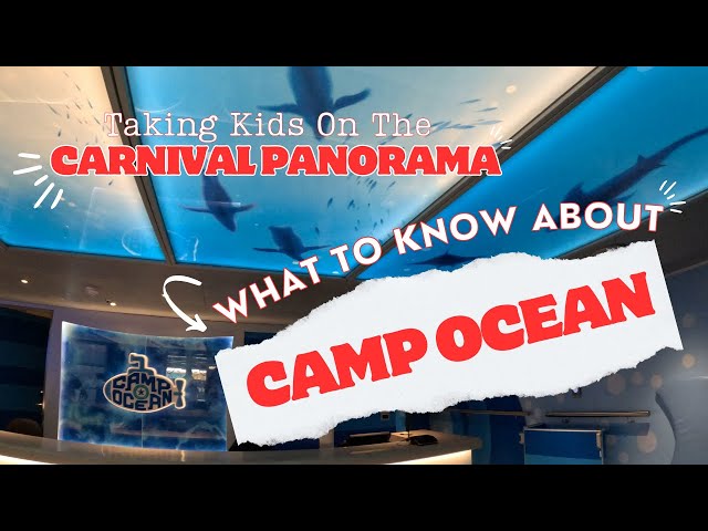 Carnival Panorama | Important Things To Know About Camp Ocean | Cruising With Kids