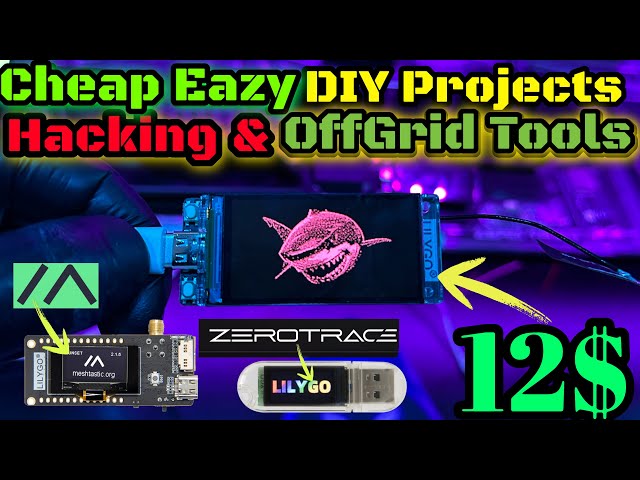 The Ultimate Affordable DIY LilyGo Gadget Projects – Off-Grid Comms & Pentesting Tools! 12$ to 40$! 