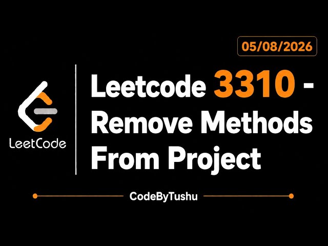 LeetCode 3310 | Remove Methods From Project | Java Solution | Graph | BFS | CodeByTushu