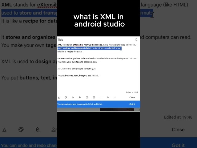 what is XML in android studio in Hindi & Urdu