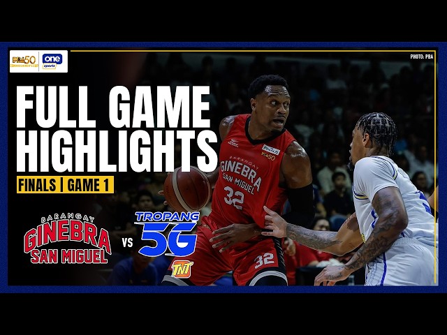 BRGY. GINEBRA vs TNT | FULL GAME HIGHLIGHTS | PBA SEASON 50 COMMISSIONER’S CUP FINALS G1 | JUNE 3