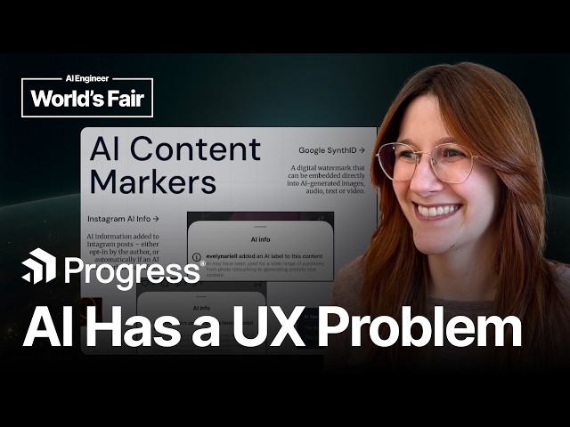The UX of AI: Making AI-Powered Apps Your Users Don't Hate - Kathryn Grayson Nanz, Progress Software