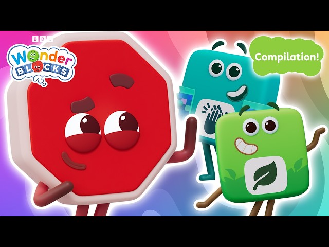 Let's Learn Some Back to School Coding | Coding Cartoon Compilation for Kids | Wonderblocks