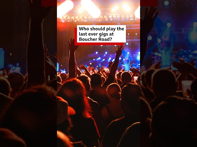 Who should play the last ever gigs at Boucher Road Playing Fields? #shorts