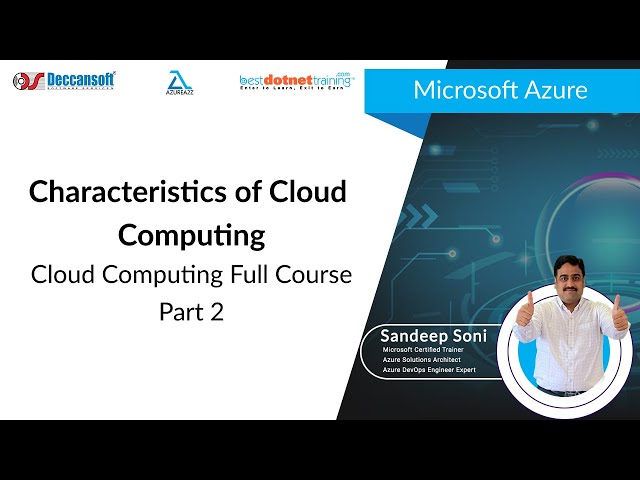 Cloud Computing Full Course - Part 2 | Characteristics of Cloud Computing | Bestdotnettraining