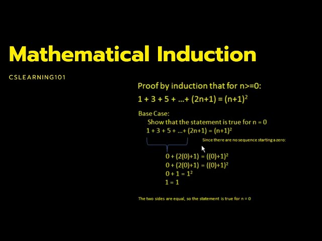 Mathematical Induction