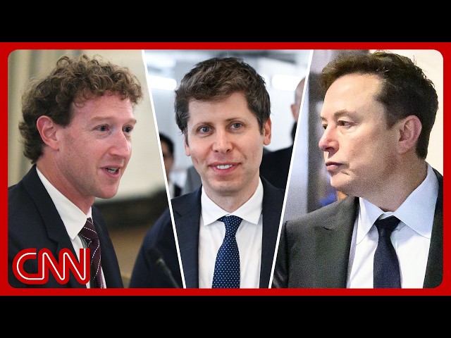 Musk, Zuckerberg and Altman clash over AI's future