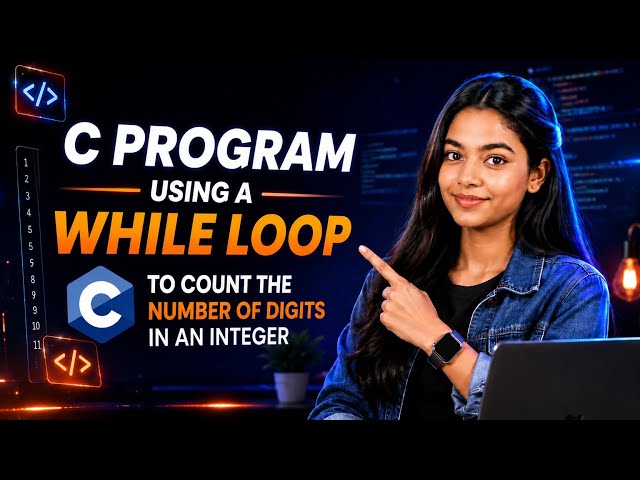 While Loop Practice Tutorial | Count Number of Digits in C | Beginner Friendly