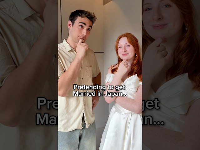 Faking a wedding in Japan for free food 🍝