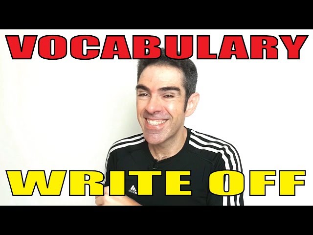 VOCABULARY: WRITE OFF!!! | Prof. Newton Rocha #dicadeinglês